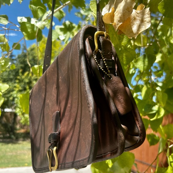 Vintage COACH Saddle Bag - Picture 8 of 9